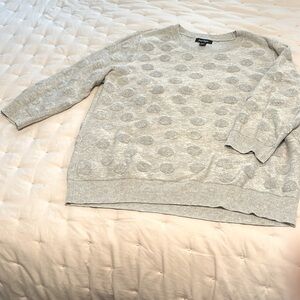 Lord & Taylor light grey sweater